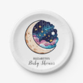 Kinder Twinkle Stars Baby Dusche Pappteller (Vorderseite)