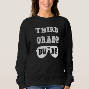 Kinder Typ der dritten Klasse Erster Tag der Schul Sweatshirt