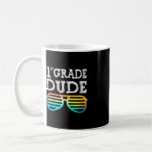 Kinder Typ der ersten Klasse zurück zur Schule Kaffeetasse (Links)