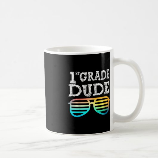 Kinder Typ der ersten Klasse zurück zur Schule Kaffeetasse (Rechts)