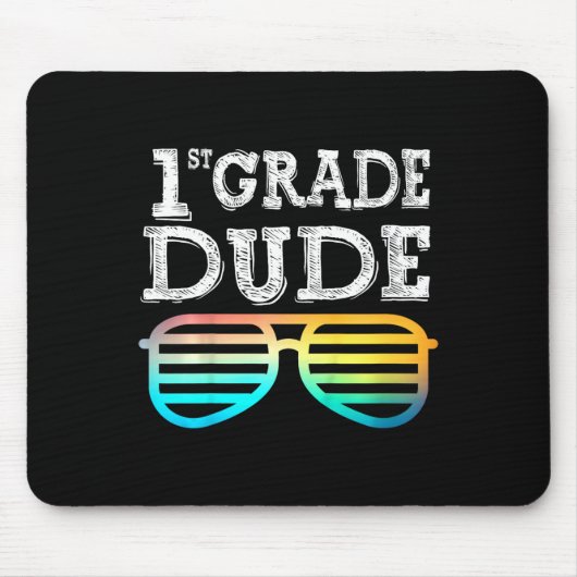 Kinder Typ der ersten Klasse zurück zur Schule Mousepad (Vorne)