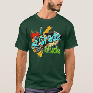 Kinder Typ der ersten Klasse zurück zur Schule T-Shirt