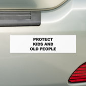 Kinder und alte Menschen schützen Autoaufkleber (Auf Auto)