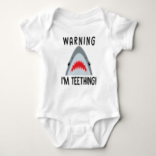 Kinder und Babys Ecke - WARNEN, ICH BIN TEETHING Baby Strampler