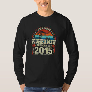 Kinder und die besten Fischer sind 2015 Geboren T-Shirt