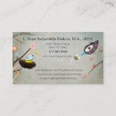 Kinder- und Familientherapeut Visitenkarte (Rückseite)