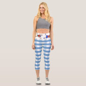 Kinder und Gingham Capri Leggings (Vorderseite)