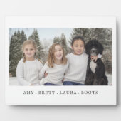 Kinder und Hunde im Foto Fotoplatte (Vorderseite)