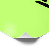 Kinder und Kinderzimmer Ich bin ein Pine Glossy Po Poster (Ecke)