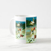 Kinder und Klee Kaffeetasse (Vorderseite Links)
