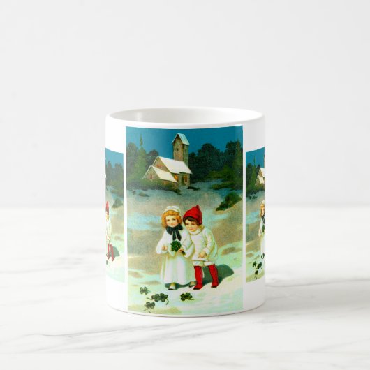 Kinder und Klee Kaffeetasse (Mittel)