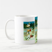 Kinder und Klee Kaffeetasse (Links)