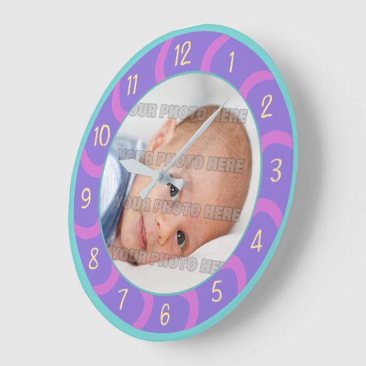 Kinder und Kleinkinder Große Wanduhr (Winkel)