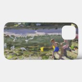 Kinder und Möwen Looe 2013 Case-Mate iPhone Hülle (Rückseite (Horizontal))