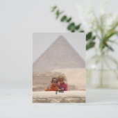 Kinder und Pyramiden Postkarte (Stehend Vorderseite)