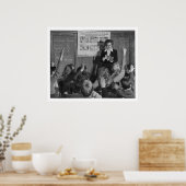 Kinder und Rassenbuch Zweites Weltkrieg - Vintag Poster (Küche)