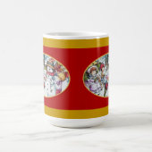 Kinder und Snowman-Tasse Kaffeetasse (Mittel)