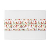 Kinder-und Tier-Muster Einladungsbanderole (Rückseitenbeispiel)