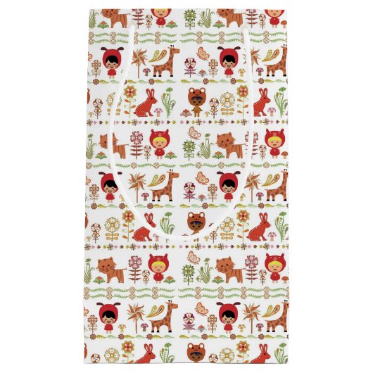 Kinder-und Tier-Muster Kleine Geschenktüte (Vorderseite)