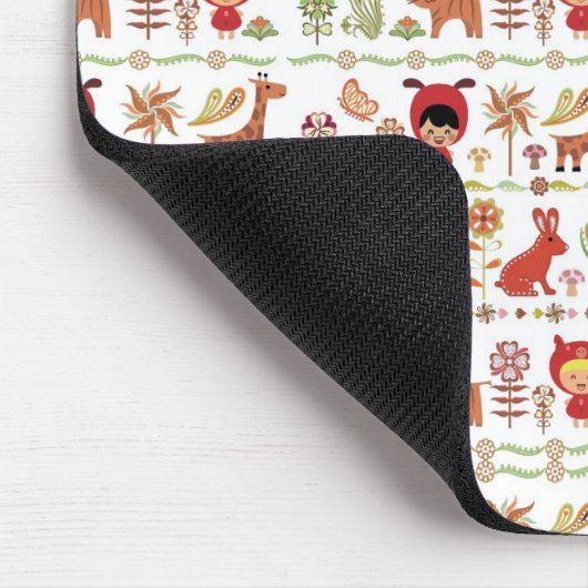 Kinder-und Tier-Muster Mousepad (Ecke)