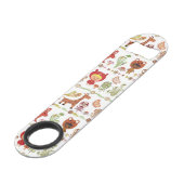Kinder-und Tier-Muster Speed Flaschenöffner (Vorderseite Schrägansicht)