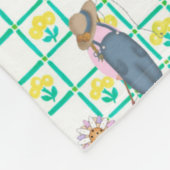 Kinder und Tiere Baby Blanket Fleecedecke (Ecke)
