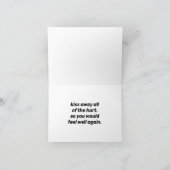 Kinder und Welpen bekommen eine gute Karte (Innenseite)