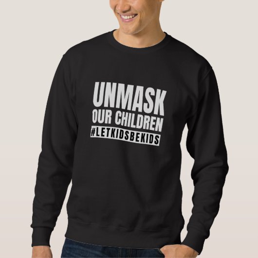 Kinder unmasken sweatshirt (Vorderseite)