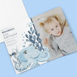Kinder unter dem Foto des Meeres Einladung zur Geb<br><div class="desc">Süßes Aquarell unter dem Meer,  Kinder Geburtstagsfeier Einladung,  mit einer Auswahl von blauen Pflanze,  Fisch,  einem Oktopus und Ihrem Lieblingsessen Foto. Die Einladung hat eine leicht anpassbare Geburtstagsfeiereinladung,  die Schriftart Stile,  Größen und Farben können durch Klicken auf den Link nach Personalisierung anpassen geändert werden.</div>