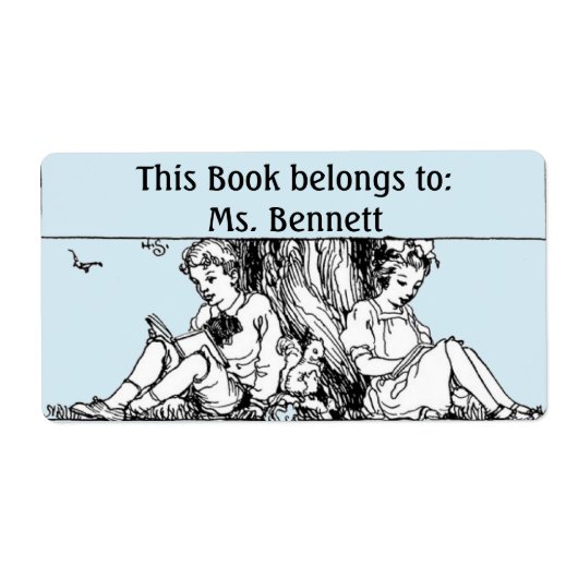 Kinder unter einem Buchzeichen (Vorne)