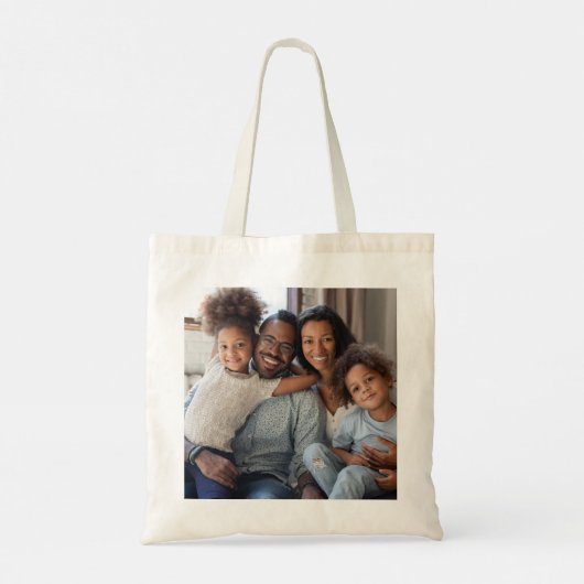 Kinder unter Foto Tragetasche (Rückseite)