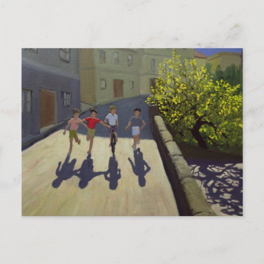 Kinder unter Lesbos 1999 Postkarte (Vorderseite)