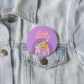 Kinder unter Regenbogengeburt Button (Beispiel)