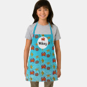 Kinder unter Wasser mit Fisch personalisieren Schürze (Insitu)