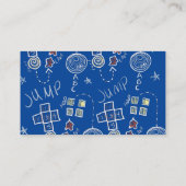 Kinder unterrichten visitenkarte (Rückseite)