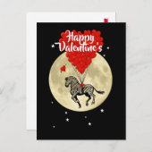 Kinder Valentinstag Ankündigungspostkarte (Vorne/Hinten)