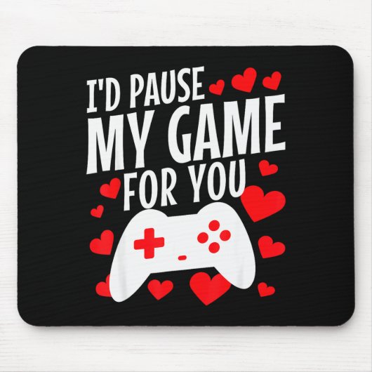 Kinder Valentinstag Gamer-Geschenk - Lustiger Spie Mousepad (Vorne)