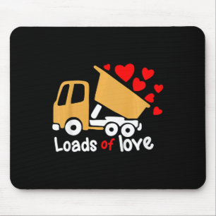 Kinder Valentinstag Ladungen Liebe LKW Kinder Jung Mousepad