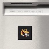 Kinder Valentinstag Lasten Liebe Bagger Kinder B Magnet (In Situ (Geschirrspüler))
