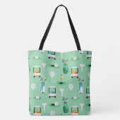 Kinder, Vater, Grampa Golfer Golfcart Sporty Tasche (Rückseite)