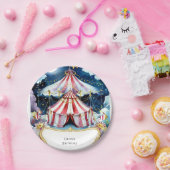 Kinder Verzauberter Zirkus Geburtstag Pappteller (Party)