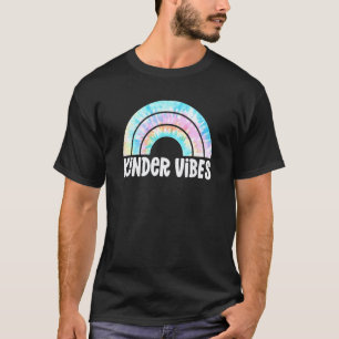 Kinder Vibes Tie Dye Regenbogen Für Kindergarten-L T-Shirt