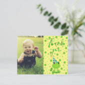 Kinder Vielen Dank für Ihr Glück Frosch Postcard Postkarte (Stehend Vorderseite)