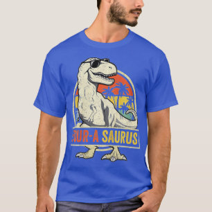 Kinder Vier Jahre Saurus Geburtstag T Rex 4 Jahre T-Shirt
