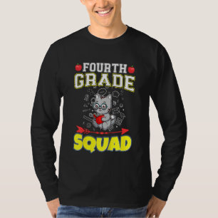 Kinder Vierte Klasse Gruppe Grundschule Primarstuf T-Shirt