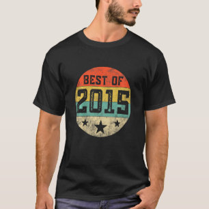 Kinder Vintag 2015 7. Geburtstag Best of 2015 Retr T-Shirt