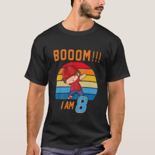 Kinder Vintages Zimmer Ich bin 8 Jahre alt Kind ab T-Shirt