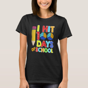 Kinder Volleyball 100. Tag der Schule Ich traf 100 T-Shirt