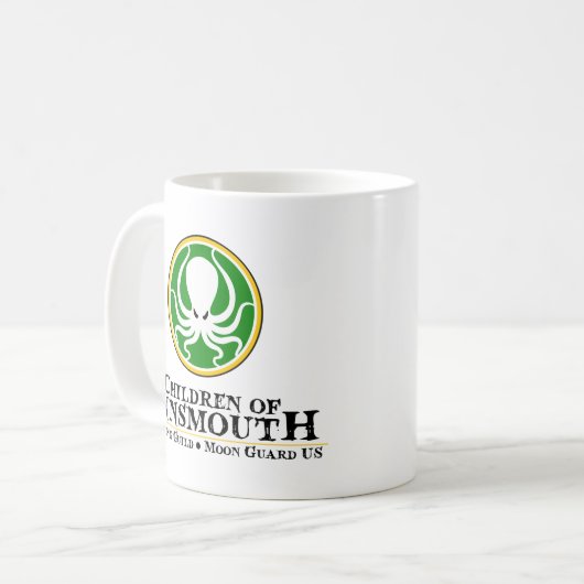 Kinder von Innsmouth Logo Kaffeetasse (Vorderseite Links)