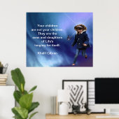 Kinder von Kahlil Gibran Poster (Heimbüro)